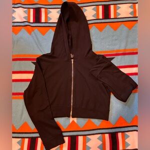 Foxblood Ceopped Hoodie